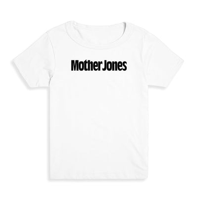 Mother Jones Logo (Black) Kid's Tee