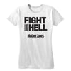 Fight Like Hell (Black Print) Women's Fitted Tee