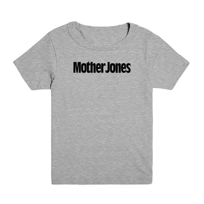 Mother Jones Logo (Black) Kid's Tee