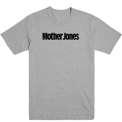 Mother Jones Logo (Black) Unisex Tee