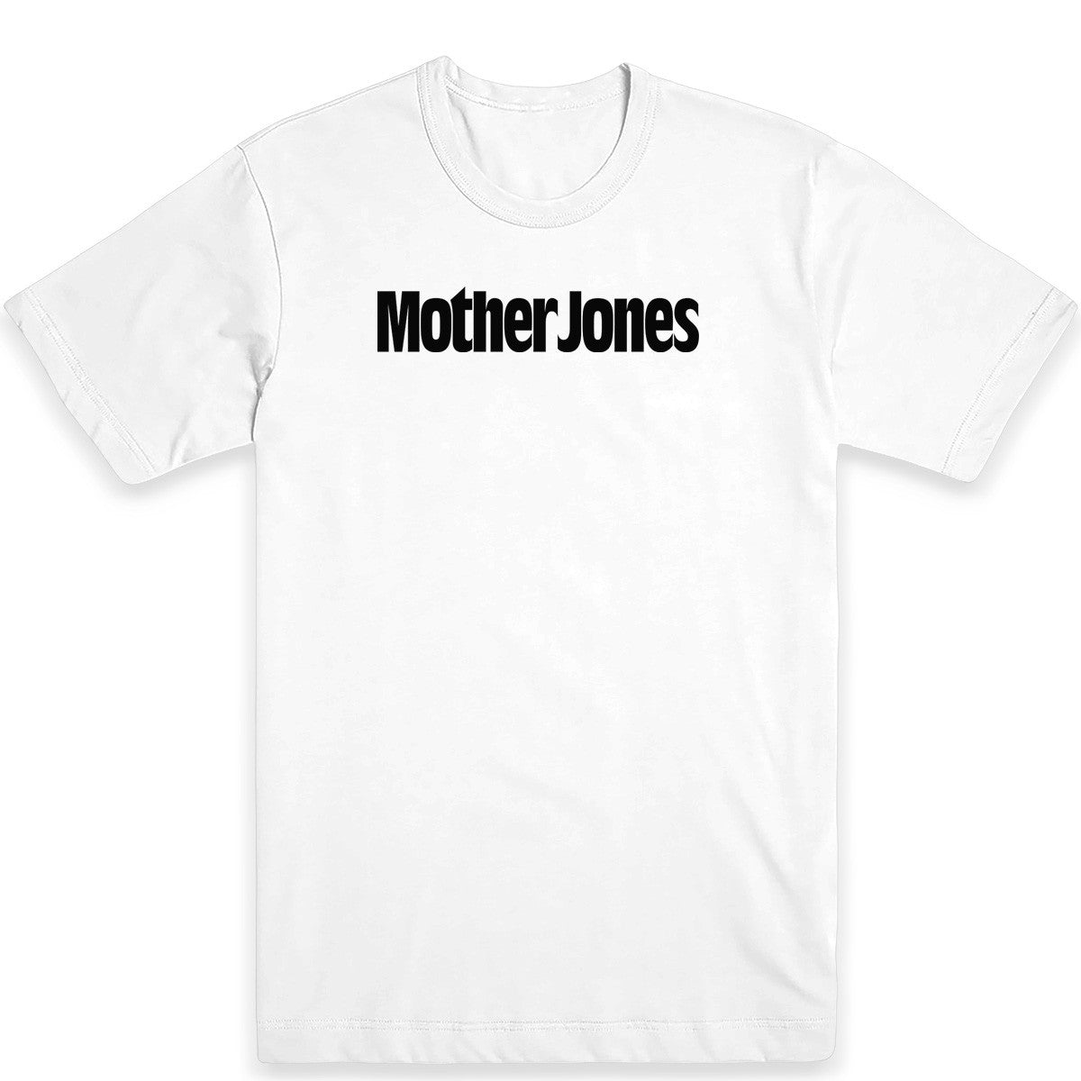 Mother Jones Logo (Black) Unisex Tee
