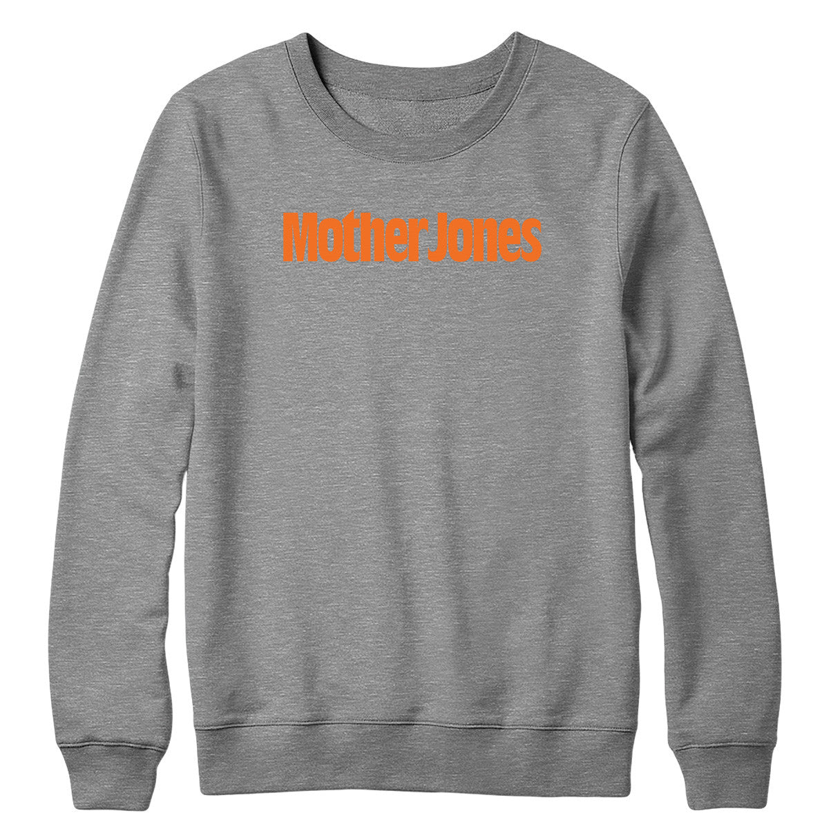 Mother Jones Logo (Orange) Crewneck