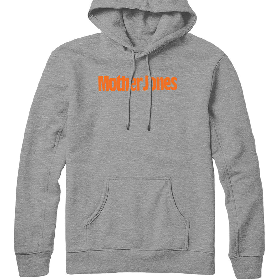 Mother Jones Logo (Orange) Hoodie