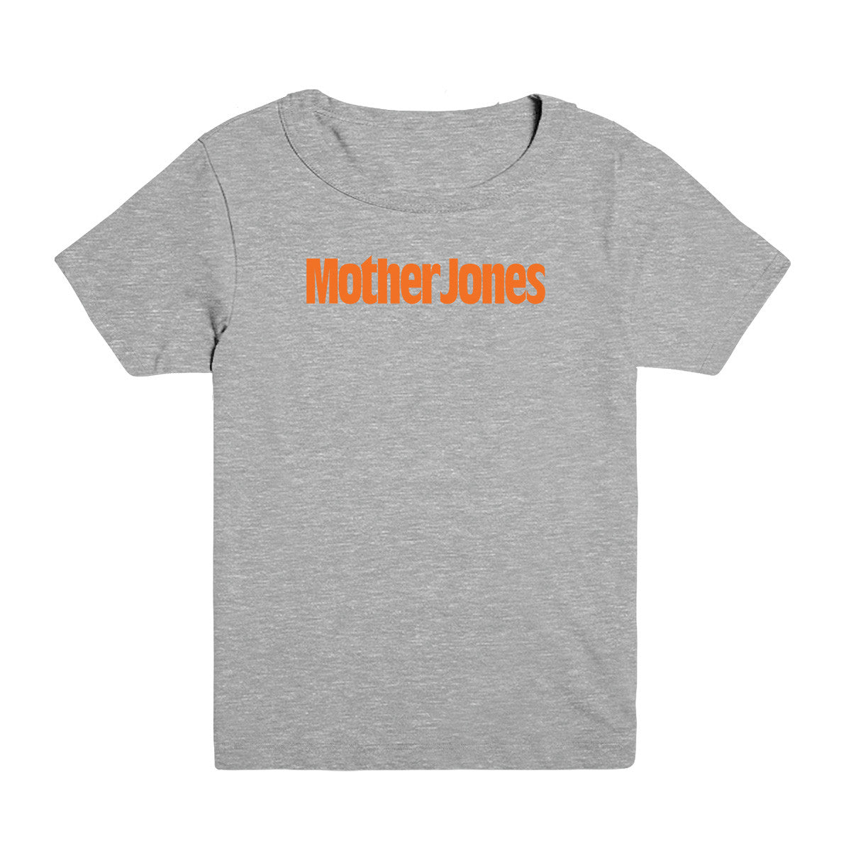Mother Jones Logo (Orange) Kid's Tee