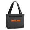 Mother Jones Logo (Orange) Laptop Tote Bag