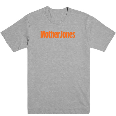Mother Jones Logo (Orange) Unisex Tee